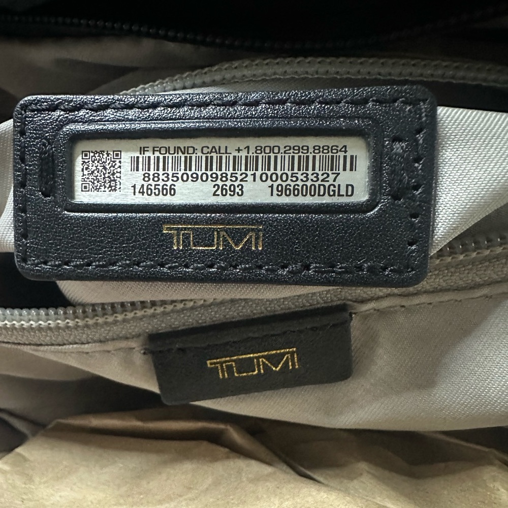 Tumi Voyageur Celina Backback Black with gold hardware - Picture 9 of 9